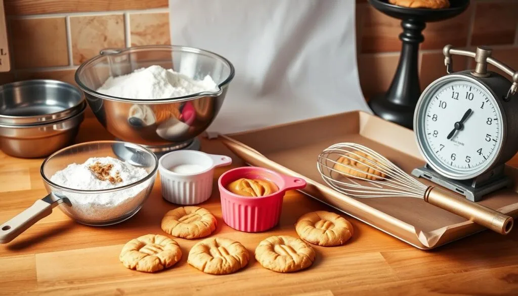 baking equipment for peanut butter cookies