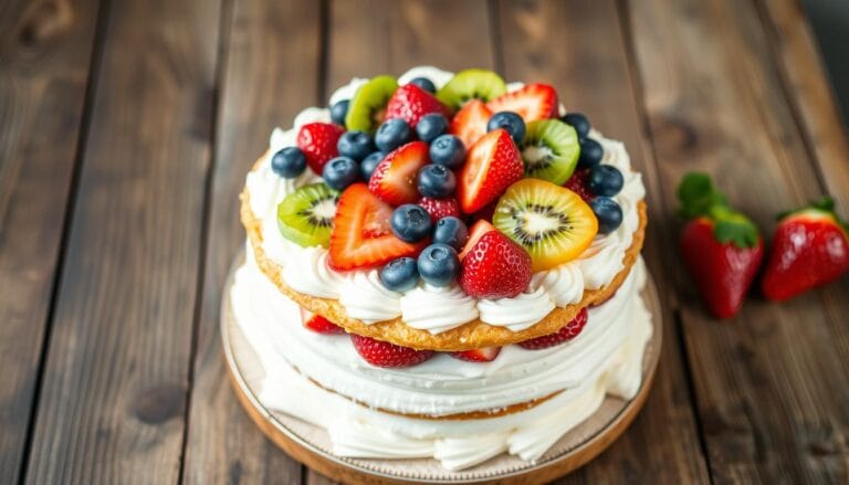 fruit cream cake