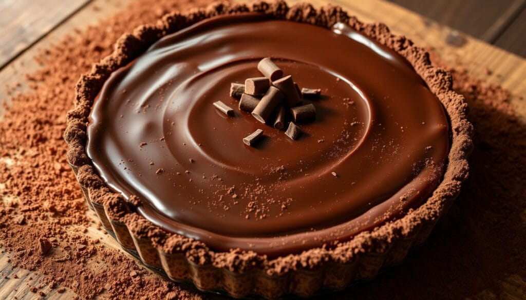 homemade chocolate pie