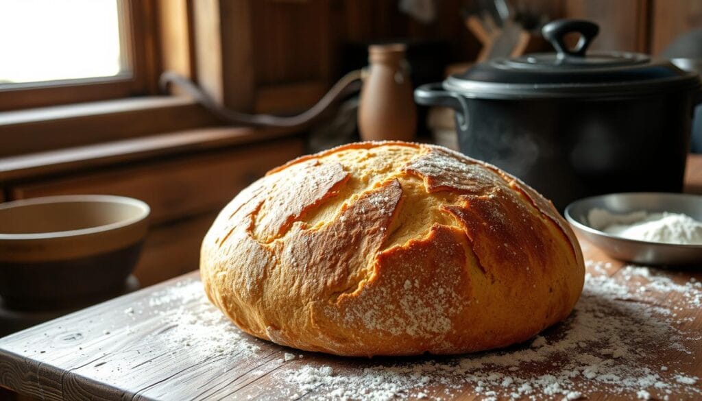 sourdough bread baking