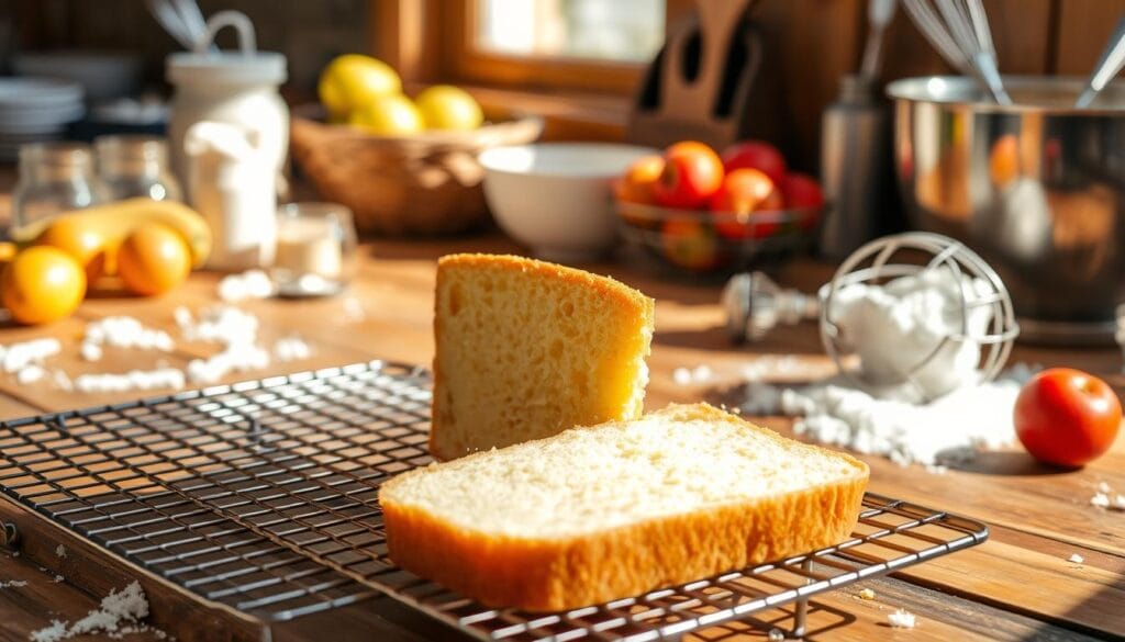 sponge cake baking