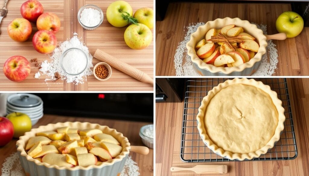 step-by-step apple pie