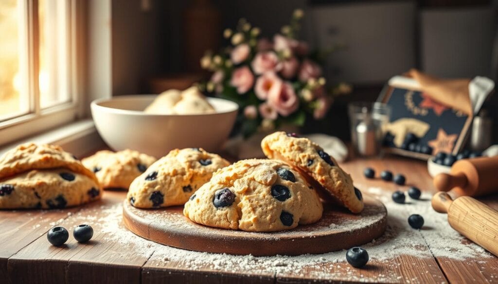 Bakery-Style Blueberry Scones Baking Techniques