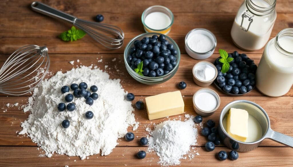 Blueberry Scones Ingredients