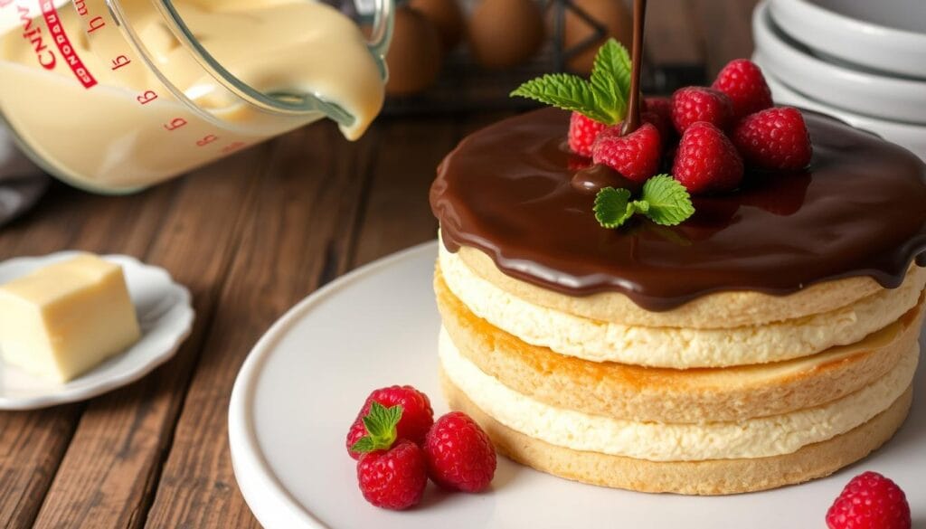 Boston Cream Pie Assembly Technique