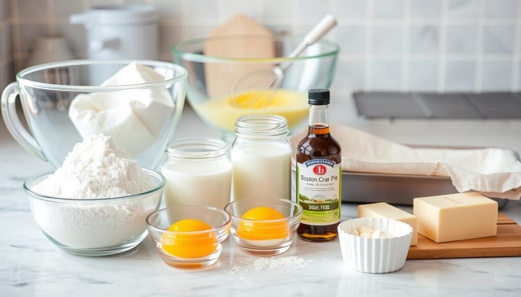 Boston Cream Pie Preparation