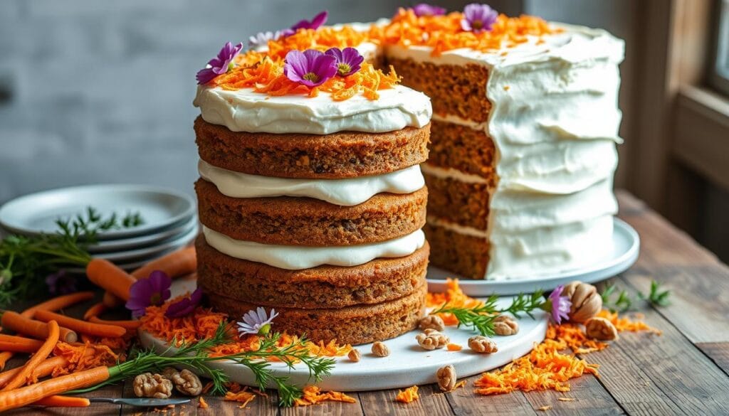 Carrot Cake Layer Assembly Techniques