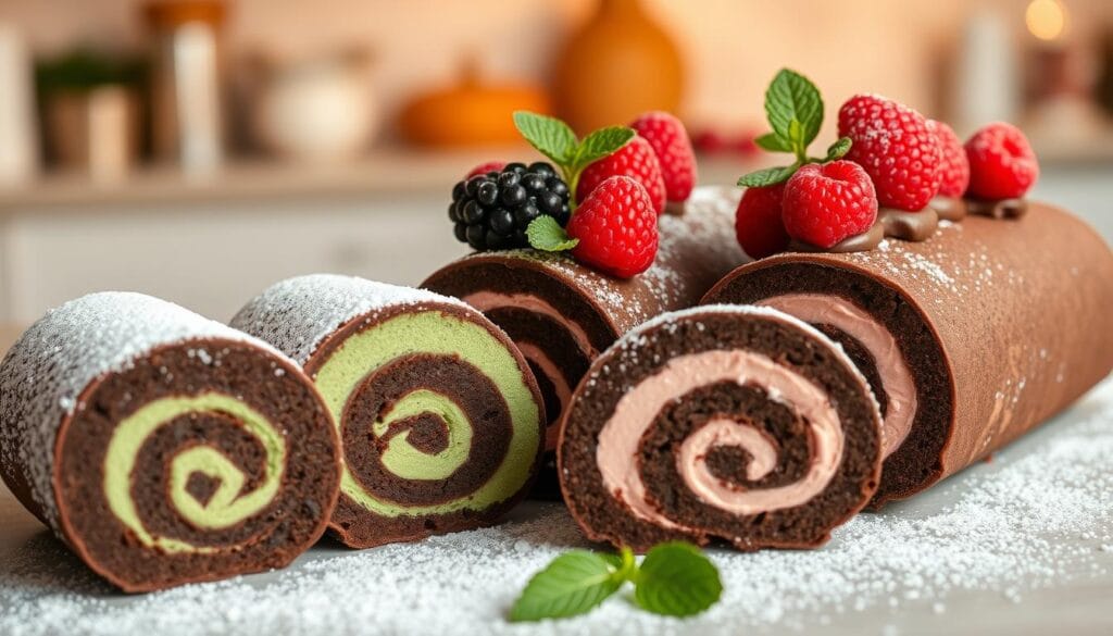 Chocolate Cake Roll Fillings