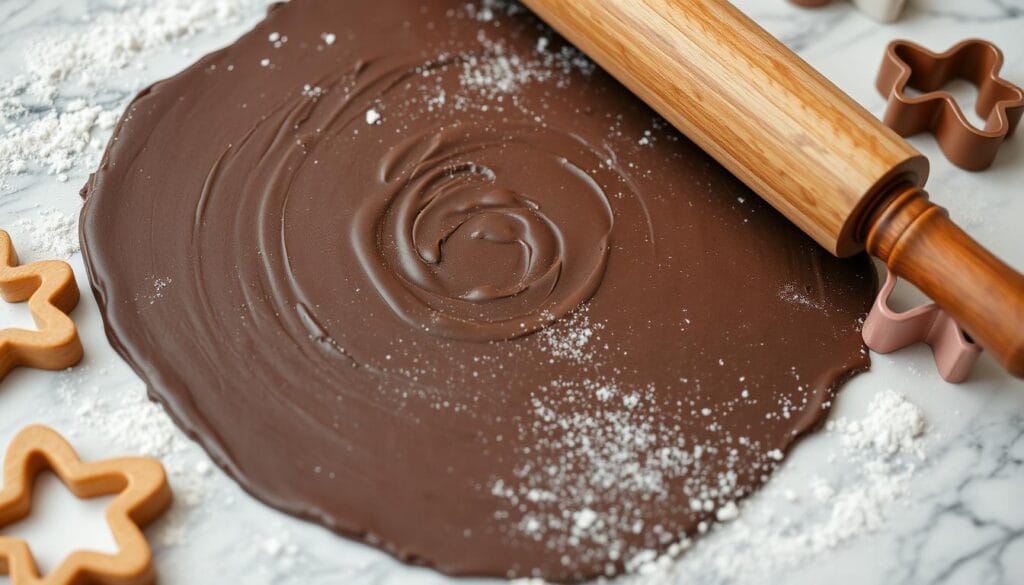 Chocolate Wafer Cookies Rolling Technique