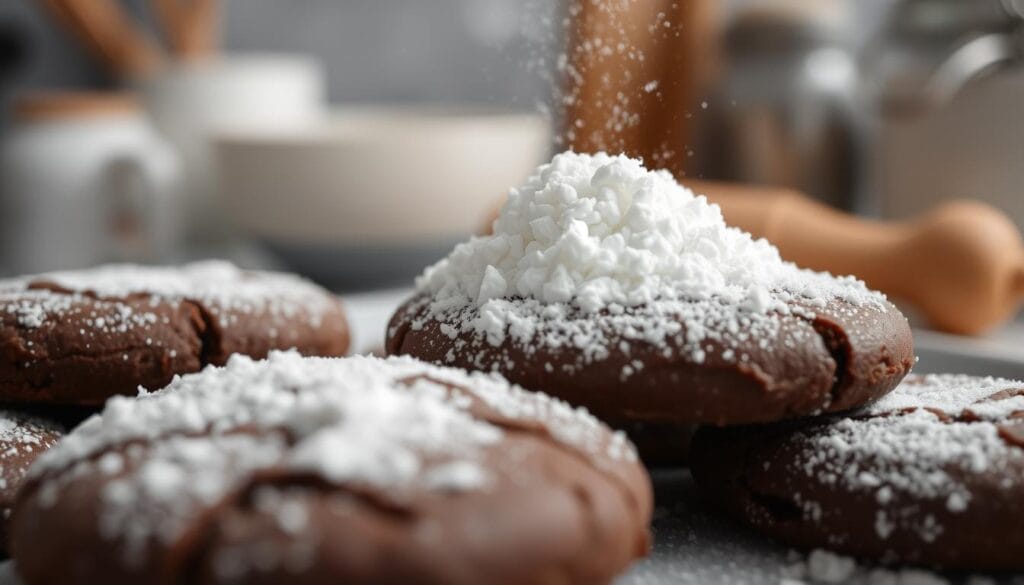 Confectioners' Sugar for Chocolate Wafer Cookies