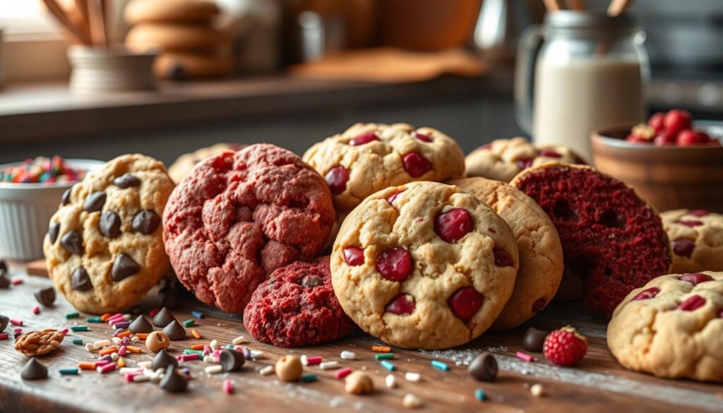 Crumbl Cookie Flavors Display