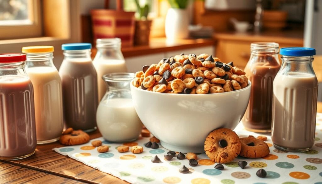 Homemade Cookie Cereal Milk Pairing