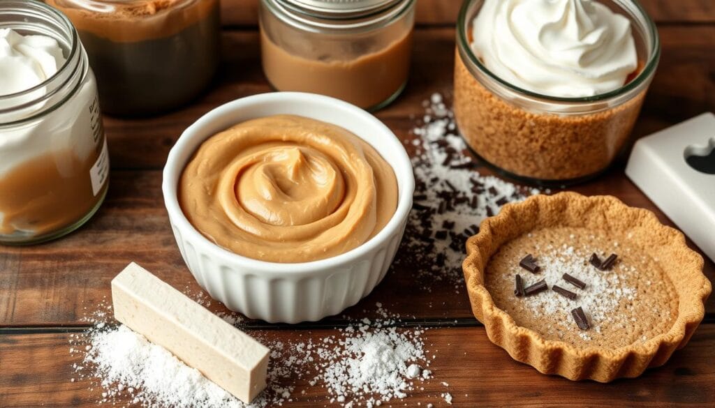 Ingredients for Creamy Peanut Butter Pie