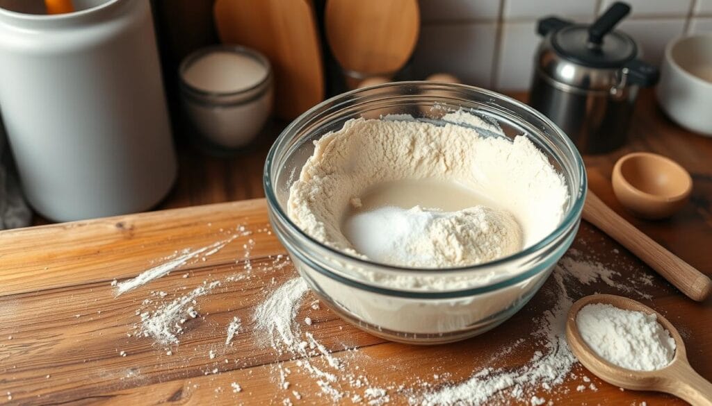 No Knead Bread Mixing Process