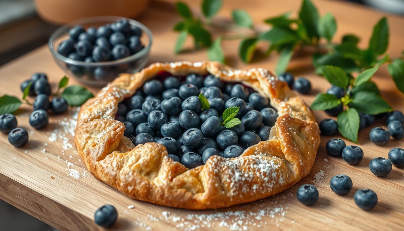 Simple Blueberry Galette