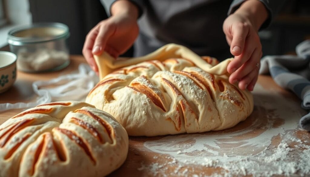 Tiger Bread Dough Shaping Techniques