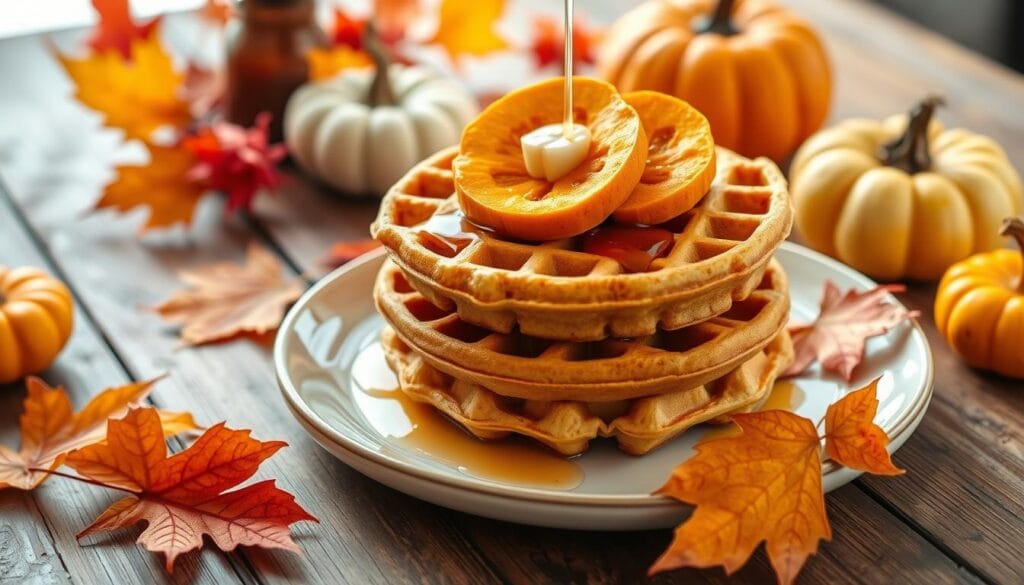 Vegan Pumpkin Waffles Healthy Alternatives