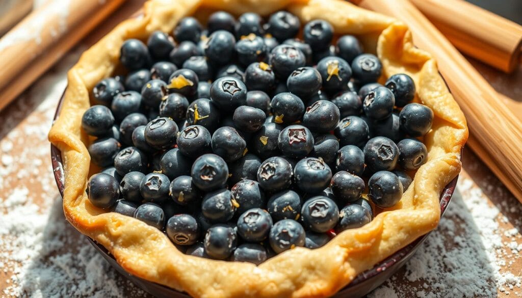 blueberry galette filling