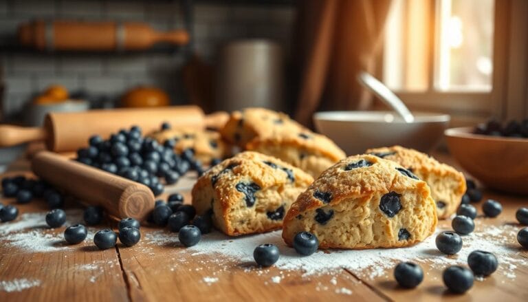 blueberry scones