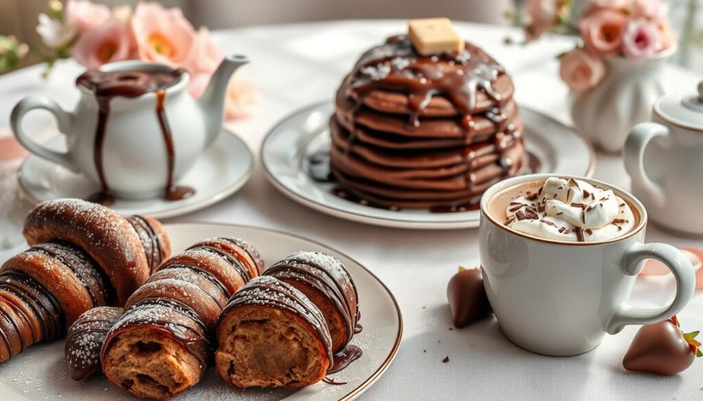 chocolate-based breakfast treats