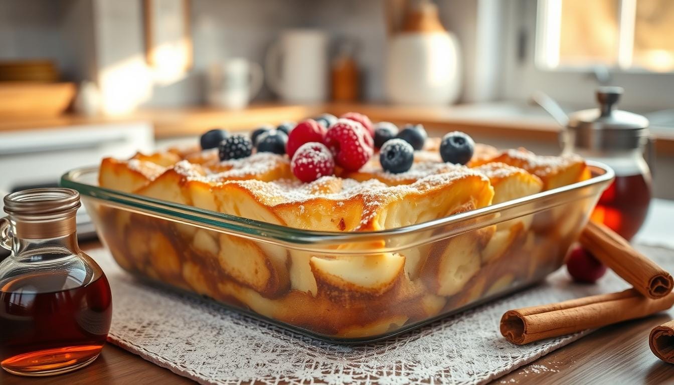 cream cheese French toast casserole