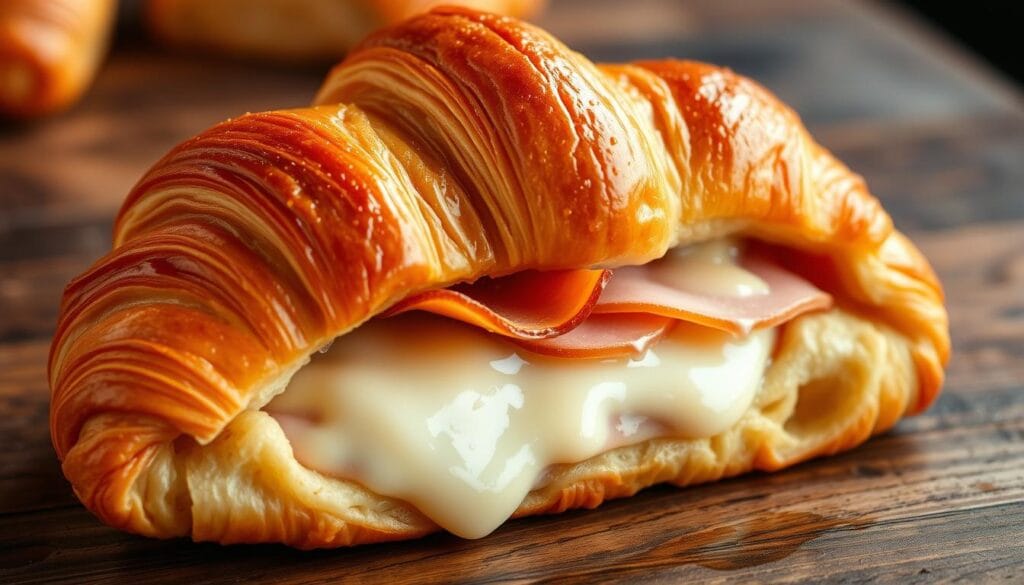 gourmet ham and cheese pastry