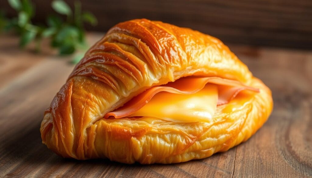 ham and gruyere croissant calories