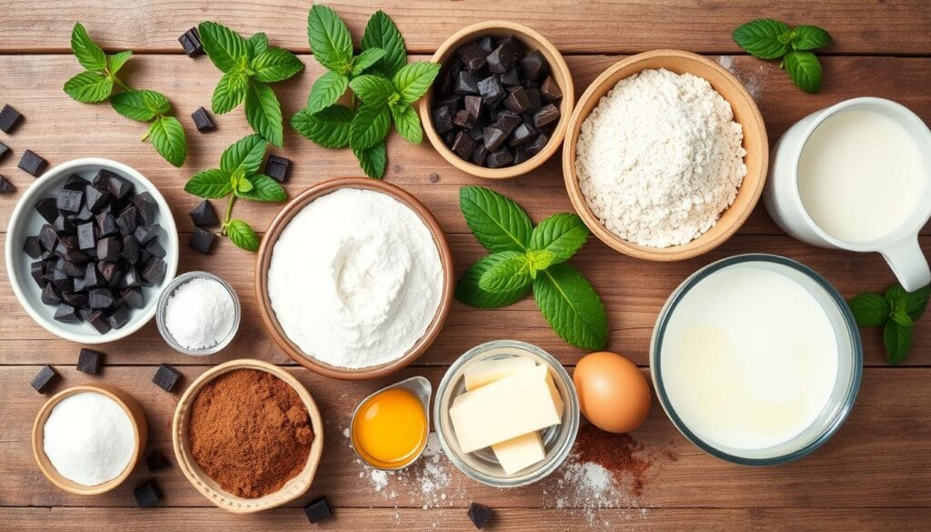 mint chocolate cake ingredients