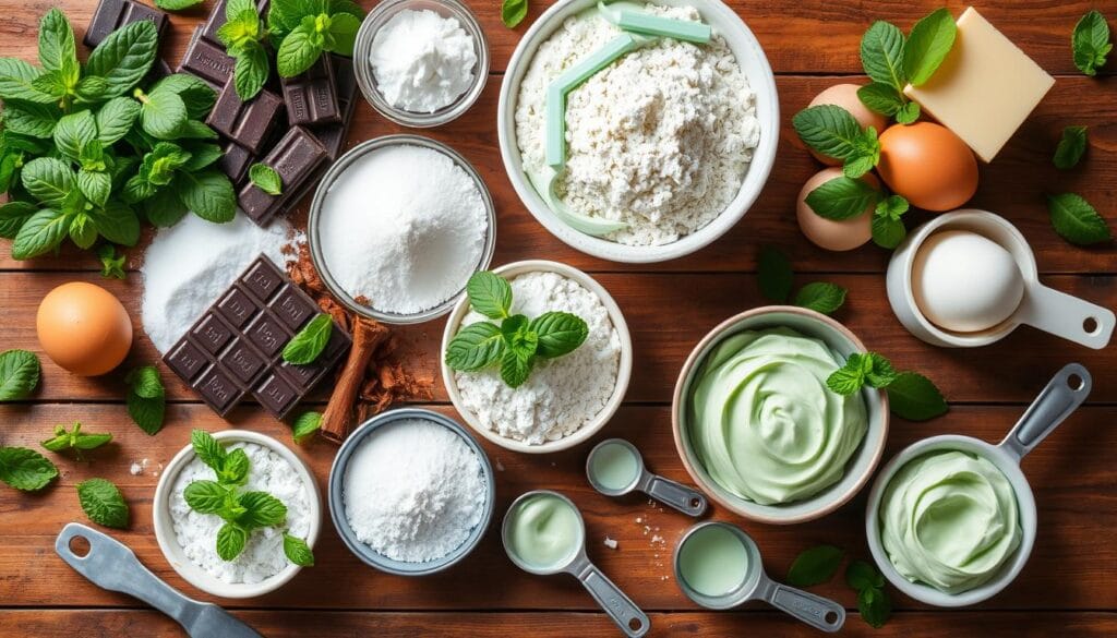 mint chocolate cake ingredients