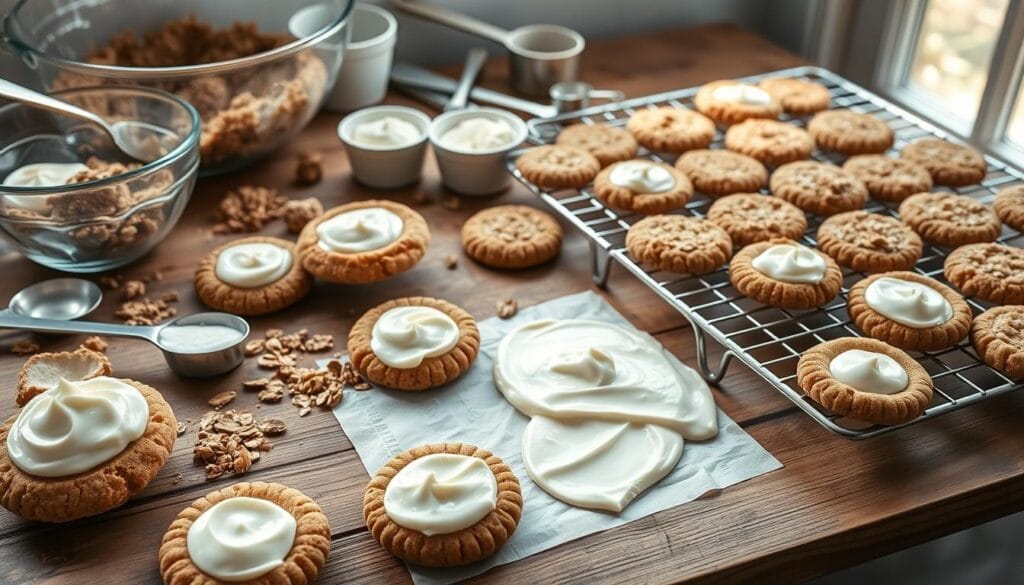 oatmeal cream pie assembly