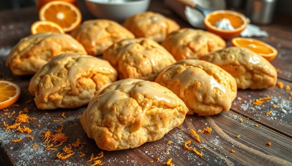 orange scones