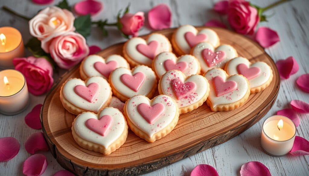 rose petal sugar cookies