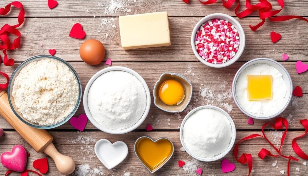 valentine sugar cookies