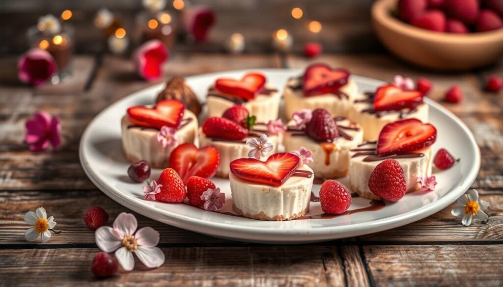 valentine’s day mini cheesecakes recipe