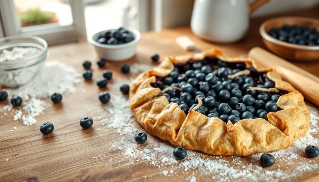 wild blueberry galette recipe