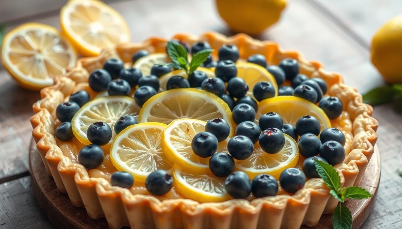 Lemon Blueberry Tart