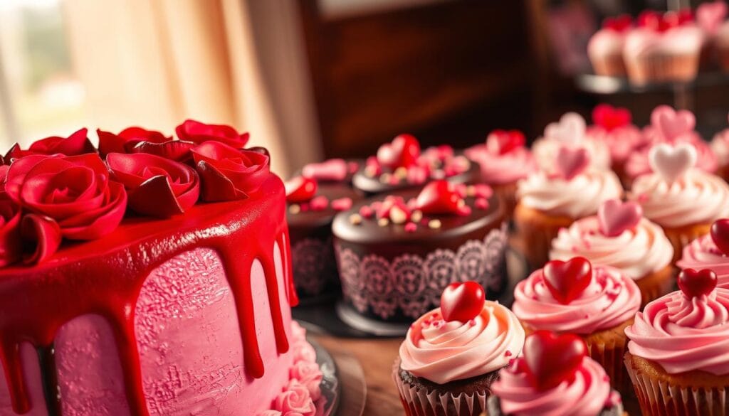 cake designs for valentine's day