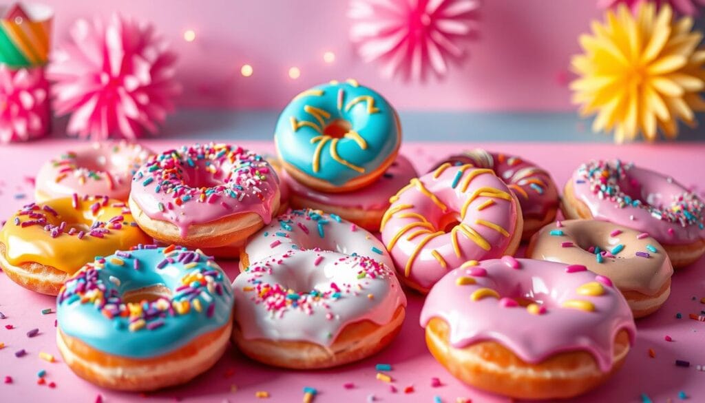 colorful donuts