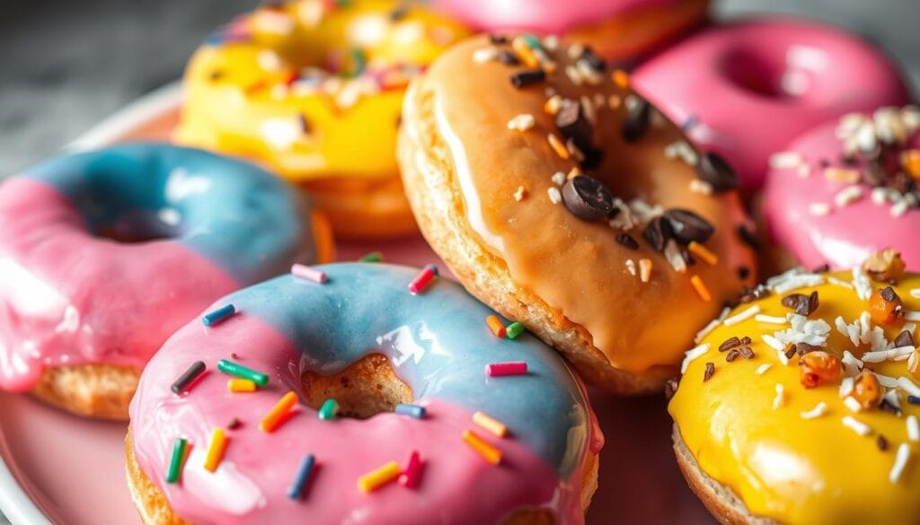 colorful donuts