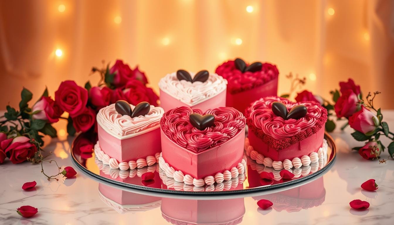 heart shaped cakes for valentine's day