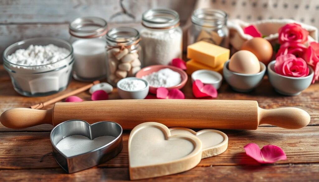 heart-shaped cookies ingredients