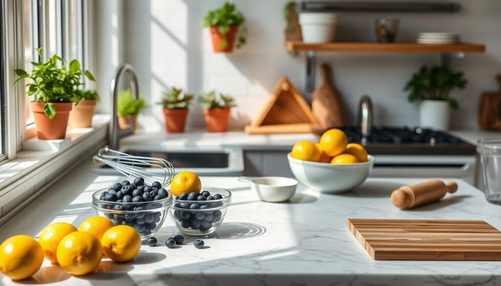 kitchen workspace