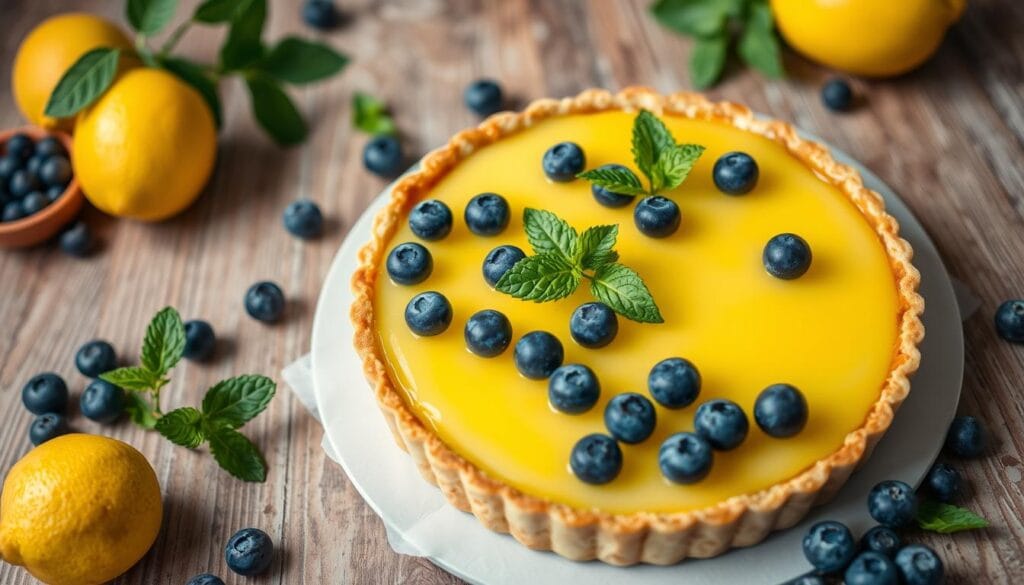 lemon blueberry tart recipe