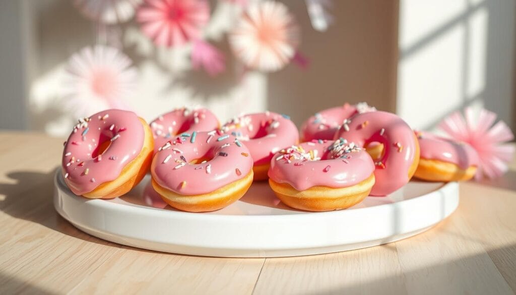 pink donuts