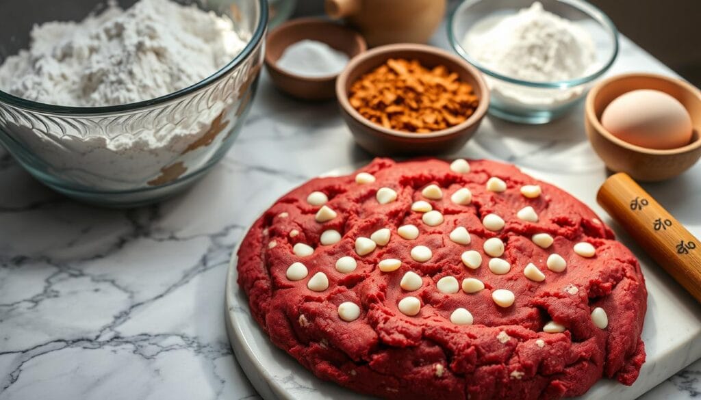 red velvet cookie dough recipe