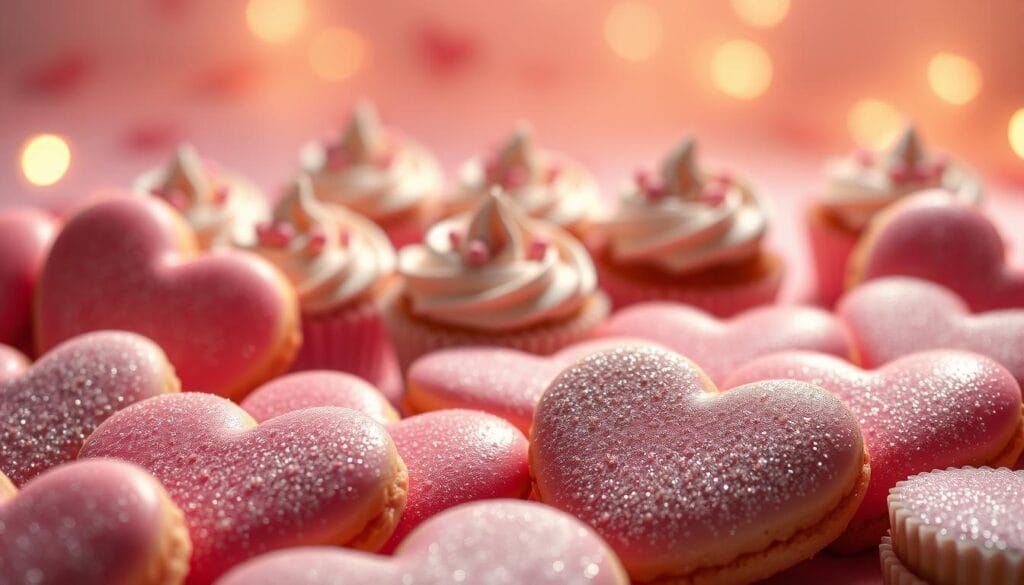 sparkly valentine's day desserts